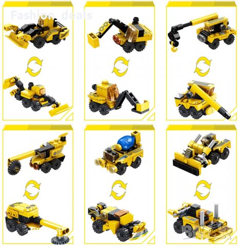 Нова играчка за деца 6+ години Строителни блокове кола робот 573 части, снимка 3 - Образователни игри - 36780323