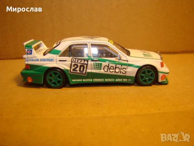 1/64 MICROCHAMPS MERCEDES BENZ 190 EVO РАЛИ МОДЕЛ КОЛИЧКА, снимка 4 - Колекции - 48493203