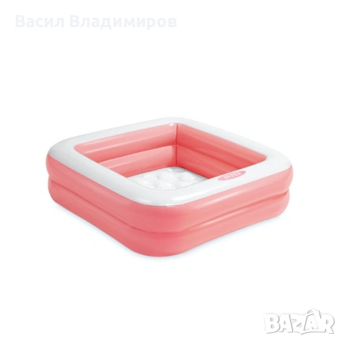 Надуваем квадратен басейн - 85см х 85см х 23см - Intex, снимка 3 - Басейни и аксесоари - 53506601