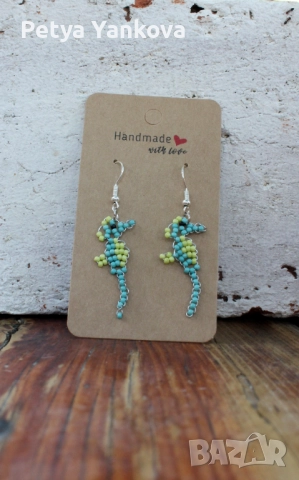 Обеци  от мъниста, снимка 4 - Обеци - 51646574