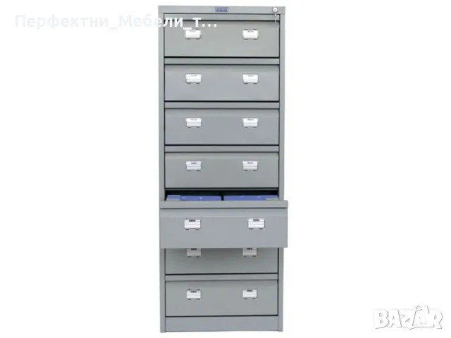 Метална картотека 7 чекмеджета за папки А5-А6