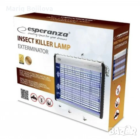 Лампа против насекоми - UV Extirminatori, 12W, снимка 4 - Други стоки за дома - 48492321