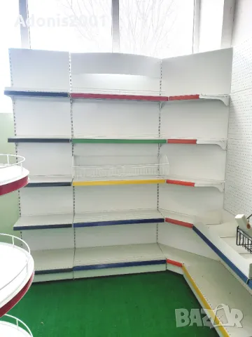 Нови метални крайстенни, ъглови стелажи. Стелажи с перфо-гръб. , снимка 11 - Стелажи и щандове - 25160643