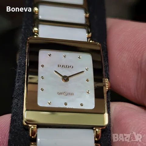Rado DiaStar (Оригинал Бяла Керамика, Перлен Циферблат), снимка 6 - Дамски - 49049204