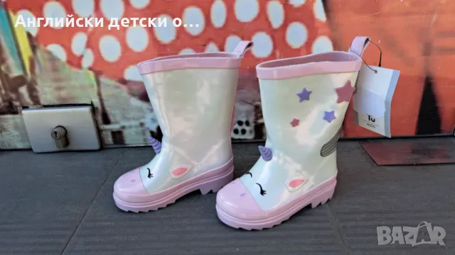 Английски детски гумени ботуши , снимка 6 - Детски боти и ботуши - 50142542