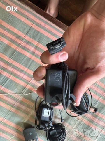 Стари зарядни за телефони, кабел за телефон с шайба, снимка 7 - Оригинални зарядни - 51288684