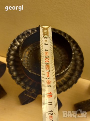 Свещници от ковано желязо , снимка 4 - Декорация за дома - 35372500