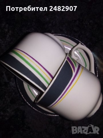 Комплект ретро чашки за кафе - 5 бр. , снимка 2 - Чаши - 28468064