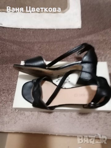 Продам черни дамски сандали , снимка 7 - Сандали - 36930908