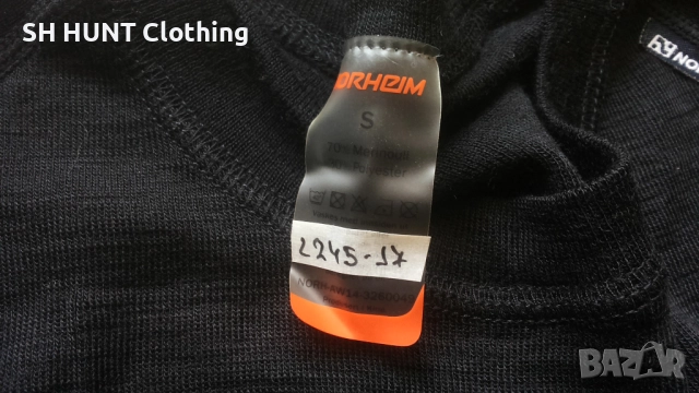 NORHEIM Thermo Underwear 70% Merino Wool размер S термо блуза 70% Мрино вълна - 1606, снимка 9 - Екипировка - 52699198