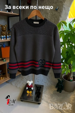 Gucci Мъжка Блуза С Дълъг Ръкав Гучи - 3 Налични Цвята Код SK54, снимка 4 - Блузи - 52474810