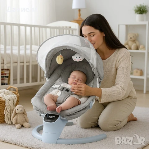 Бебешки шезлонг Zizito, Aspen, Вибриращ, снимка 4 - Детски колички - 51325832