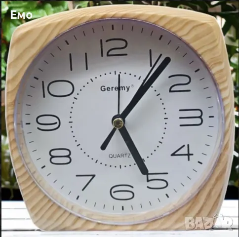 Немски кварцов аналогов будилник, снимка 3 - Други - 48437259