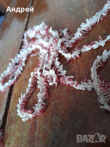 Стара дантела с мъниста, снимка 3 - Антикварни и старинни предмети - 43853478