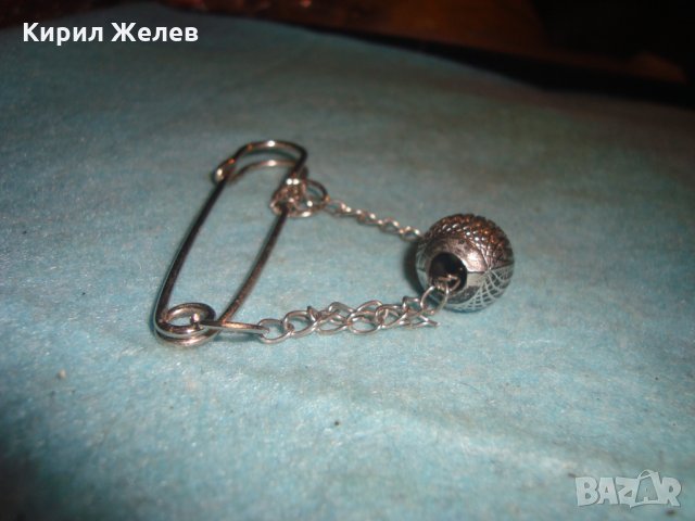 СРЕБРИСТА АРТ НУВО БРОШКА РЕТРО ВИНТИДЖ ИГЛА 22192, снимка 3 - Други - 35007690