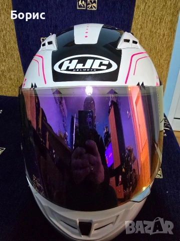 Мото каска HJC Pulse street design, снимка 2 - Аксесоари и консумативи - 53541377