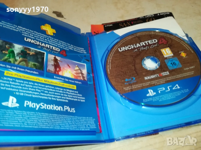 SONY PS4 GAME UNCHARTED 4 0510251820, снимка 2 - Игри за PlayStation - 51953724