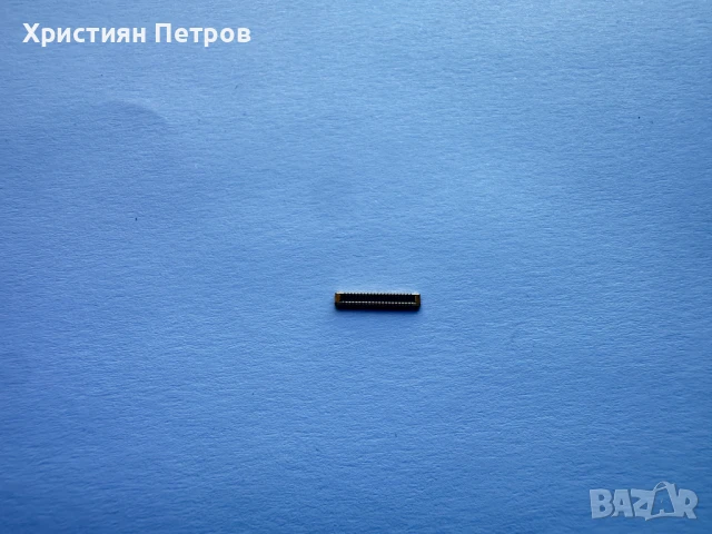 Конектор / Букса 40 pin мъжки на лентовият кабел за дисплей Samsung Galaxy S20 FE, снимка 2 - Резервни части за телефони - 50817497