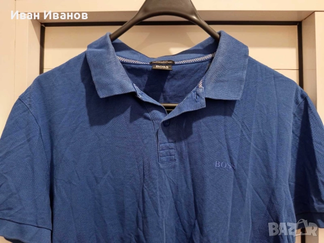 Оригинална фланелка с яка Hugo Boss, снимка 9 - Тениски - 51742535