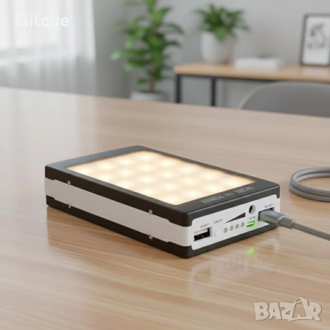 Соларна външна батерия, Power Bank 80000 mAch, външна батерия за GSM + 20 LED, снимка 4 - Други стоки за дома - 53371633