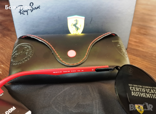 RAY-BAN Ferrari Слънчеви очила RB 8313-M F009/6G 100% UVA & UVB, снимка 6 - Мъжки - 44863389