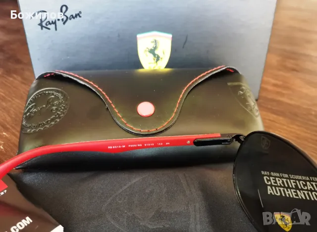  Слънчеви очила RAY-BAN  SCUDERIA FERRARI RB8313-M F0096G, снимка 5 - Слънчеви и диоптрични очила - 50335888