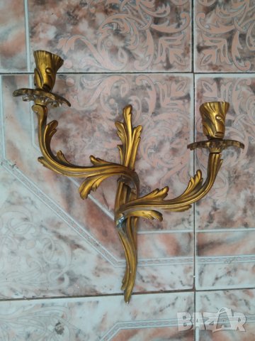 бароков свещник за стена