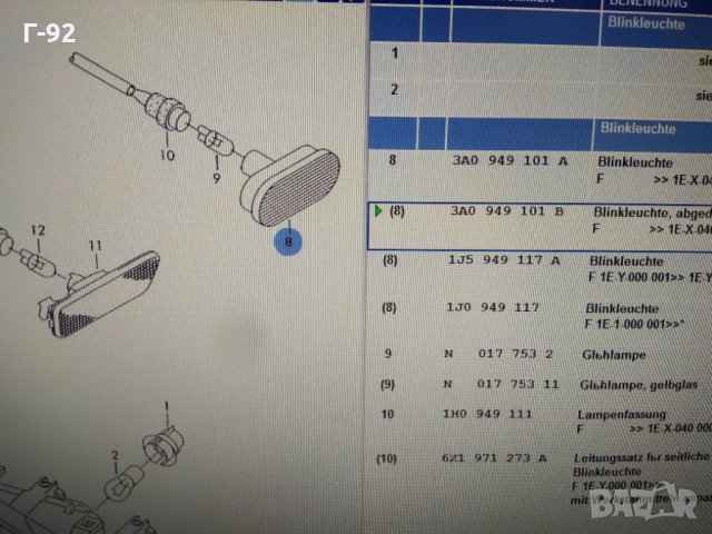 3A0949101B**NEU**VAG**Мигач**, снимка 3 - Части - 34601044