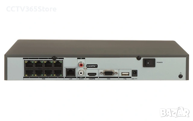 NVR Hikvision DS-7608NXI-K1/8P, 8xPoE, 8MP, H.265,Hik-Connect!ТОП ЦЕНА!
