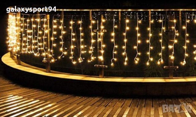 Мини Завеса водопад Топло бял Водопад 2022г Зима ЛЕД модел