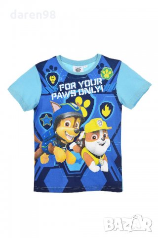 Детска тениска PAW PATROL.Оригинал.ПЕС ПАТРУЛ., снимка 1 - Детски тениски и потници - 28282546