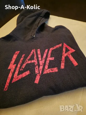 Original Vintage SLAYER Overhead Hoodie, снимка 2 - Суичъри - 49746806