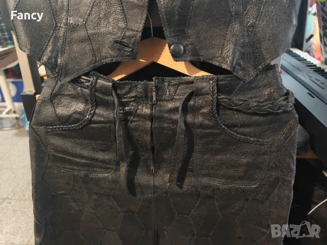 Страхотен комплект естествена кожа , снимка 7 - Поли - 48493123