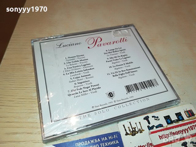 sold out-LUCIANO PAVAROTTU-CD НОВО ВНОС GERMANY 2904231912, снимка 8 - CD дискове - 40530115