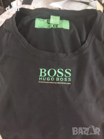 Hugo BOSS Original Size S 100% Памук Страхотна тениска, снимка 2 - Тениски - 51243311