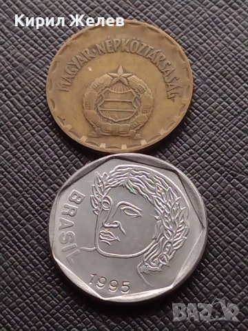 Лот монети от цял свят 10 броя ЮЖНА АФРИКА, БРАЗИЛИЯ, ИСПАНИЯ ЗА КОЛЕКЦИЯ ДЕКОРАЦИЯ 26393, снимка 3 - Нумизматика и бонистика - 43360080