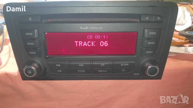 Cd Radio Player Audi_A3 Concert mp3 Blaupunkt, снимка 3 - Аудиосистеми - 37528297