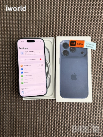 НОВ❗️iPhone 17 Pro ❗️Лизинг от 38Е/мес ❗️Deep Blue ❗️ ГАРАНЦИЯ❗️256Gb⚠️ , снимка 7 - Apple iPhone - 53415062