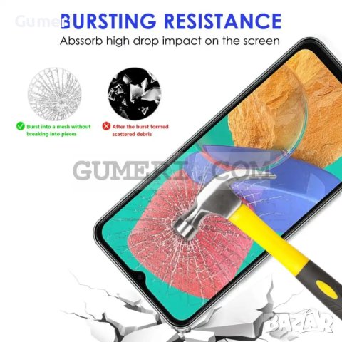 Протектор за Цял Екран Full Glue за Samsung Galaxy M33, снимка 3 - Фолия, протектори - 40806550