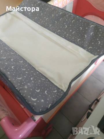Продавам кошара със матрак и стойка за бебе , снимка 2 - Кошарки - 53032756