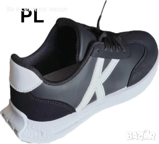 Дамски маратонки кожа и велур ; Черен велур, снимка 4 - Маратонки - 47414876