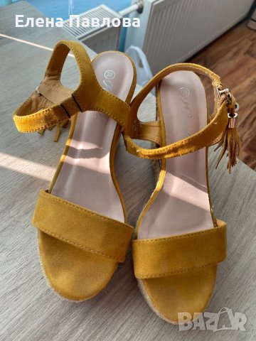 Дамски обувки на платформа , снимка 3 - Сандали - 43070884