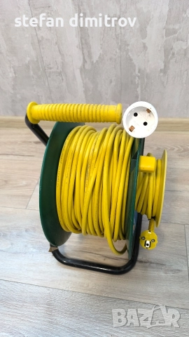 Градинска макара удължител PROFILE с 49 м PVC шнур , снимка 3 - Други инструменти - 52974234