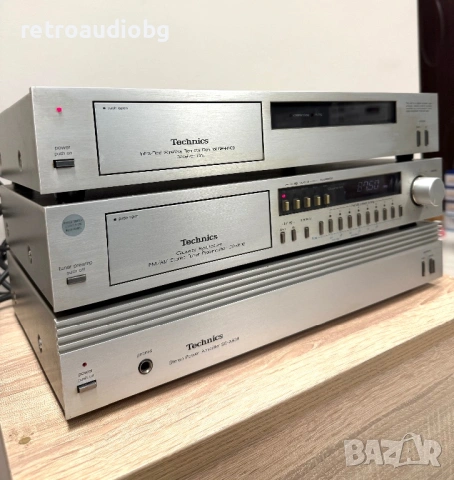 🔊Колекционерски аудио сет Technics - стъпало, предусилвател с тунер и управление + дистанционно, снимка 6 - Аудиосистеми - 53285847