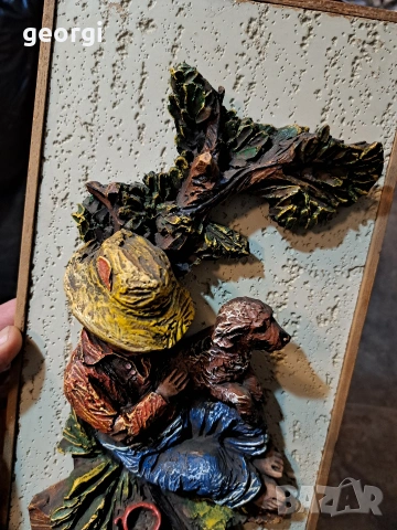 3D пано за стена "Момче с куче" 31/4, снимка 5 - Декорация за дома - 53056965