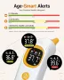 Високоточен термометър за ухо, бързо отчитане за 1 секунда, интелигентно разпределение по групи, снимка 3