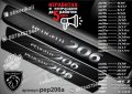 ПРАГОВЕ карбон PEUGEOT 206 фолио стикери pep206a, снимка 1