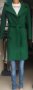 Зелено палто без закопчаване , снимка 1 - Палта, манта - 38619643