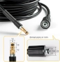 Маркуч за водоструйка Karcher K2–K7 – Click Connect + M22 резба, 15м, снимка 3