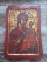 Стара икона Богородица с Младенеца , снимка 1 - Икони - 44864734